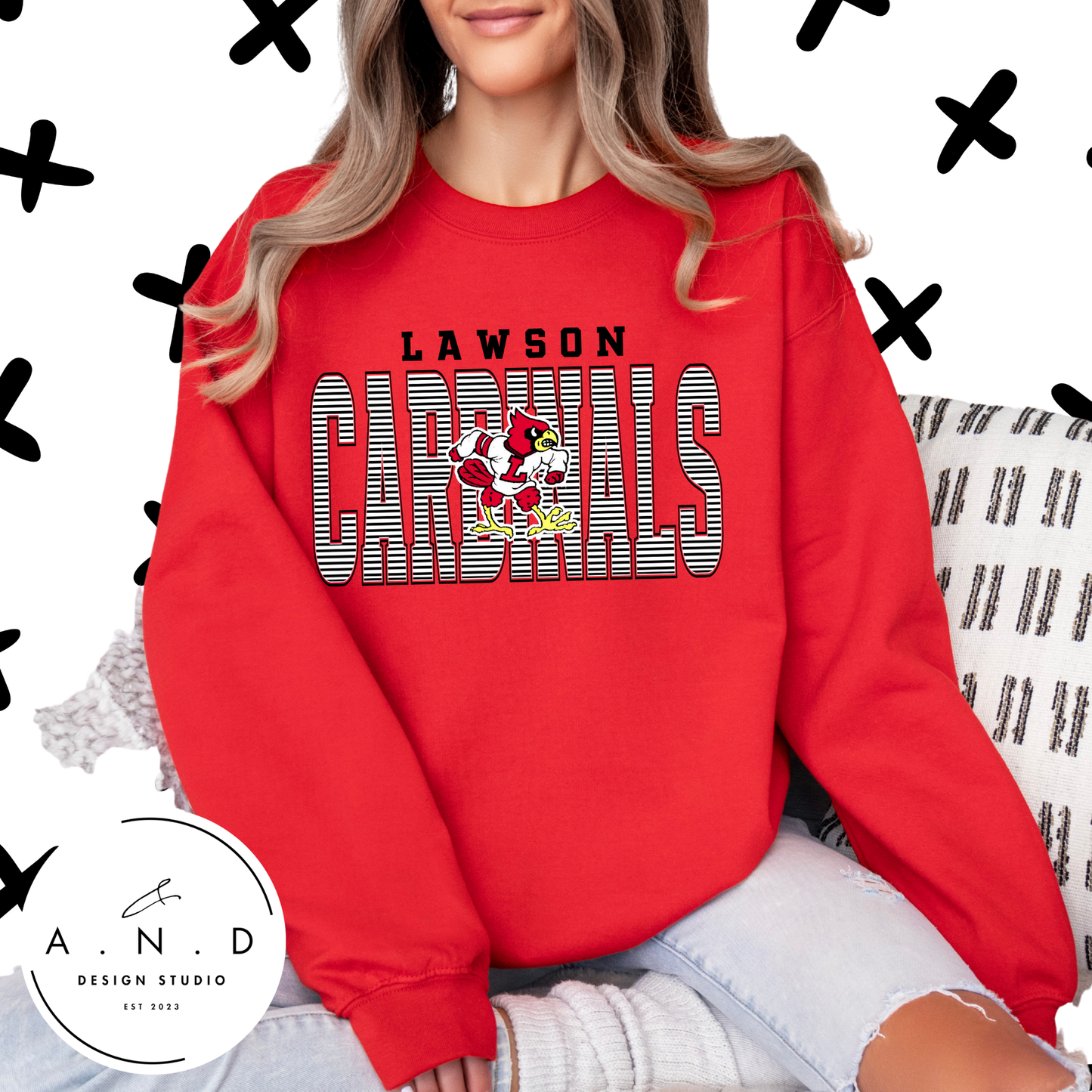 Lawson Cardinals Stripe
