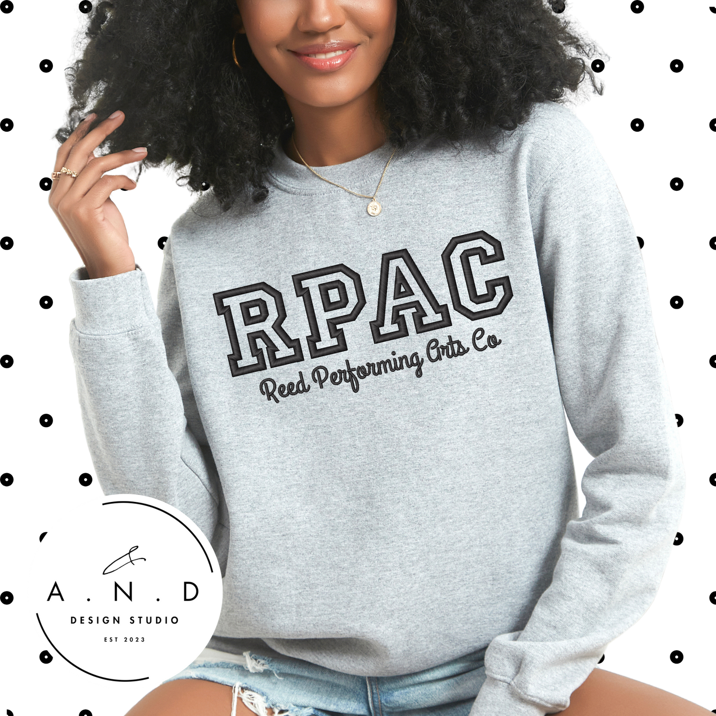 RPAC Embroidery Sweatshirt (BLACK THREAD)