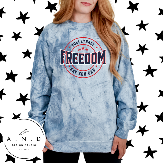 Freedom Volleyball Circle- say you can