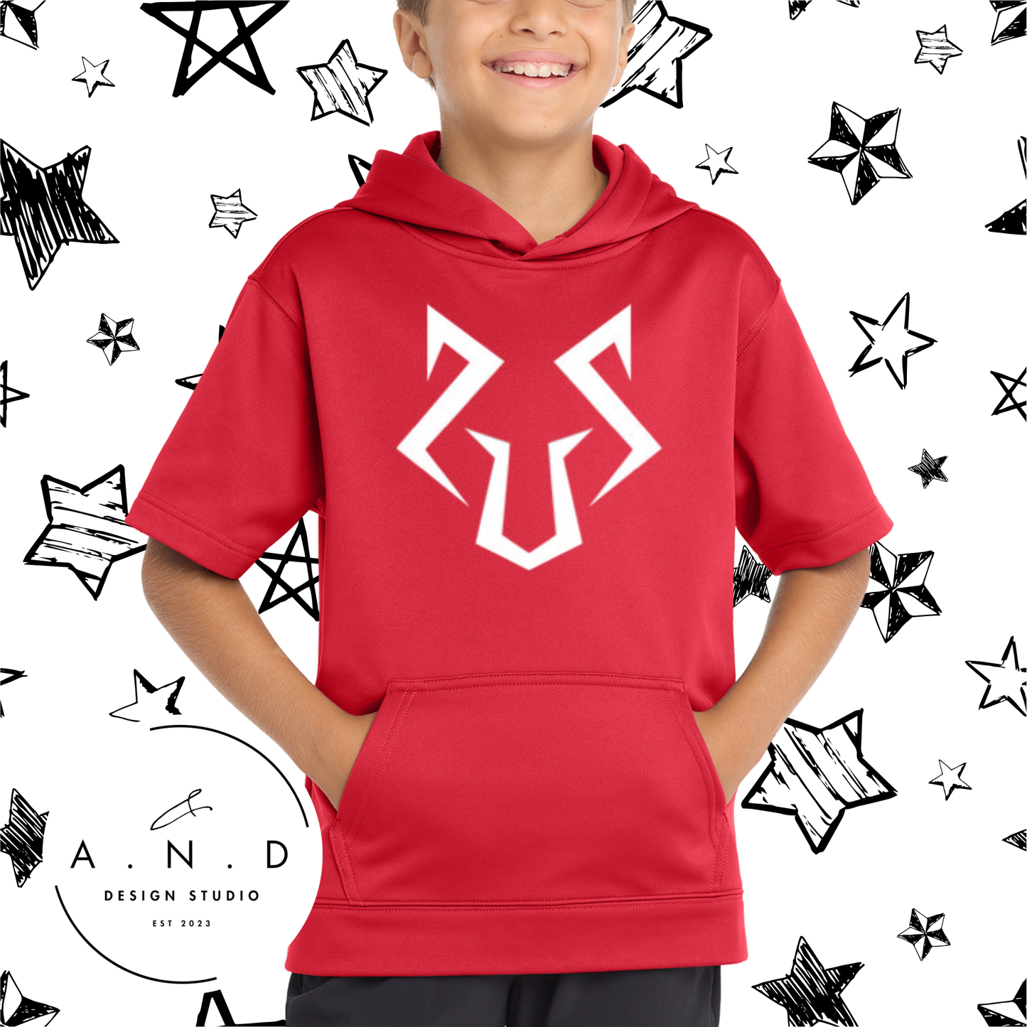 Spy- Fleece Short Sleeve Hooded Pullover