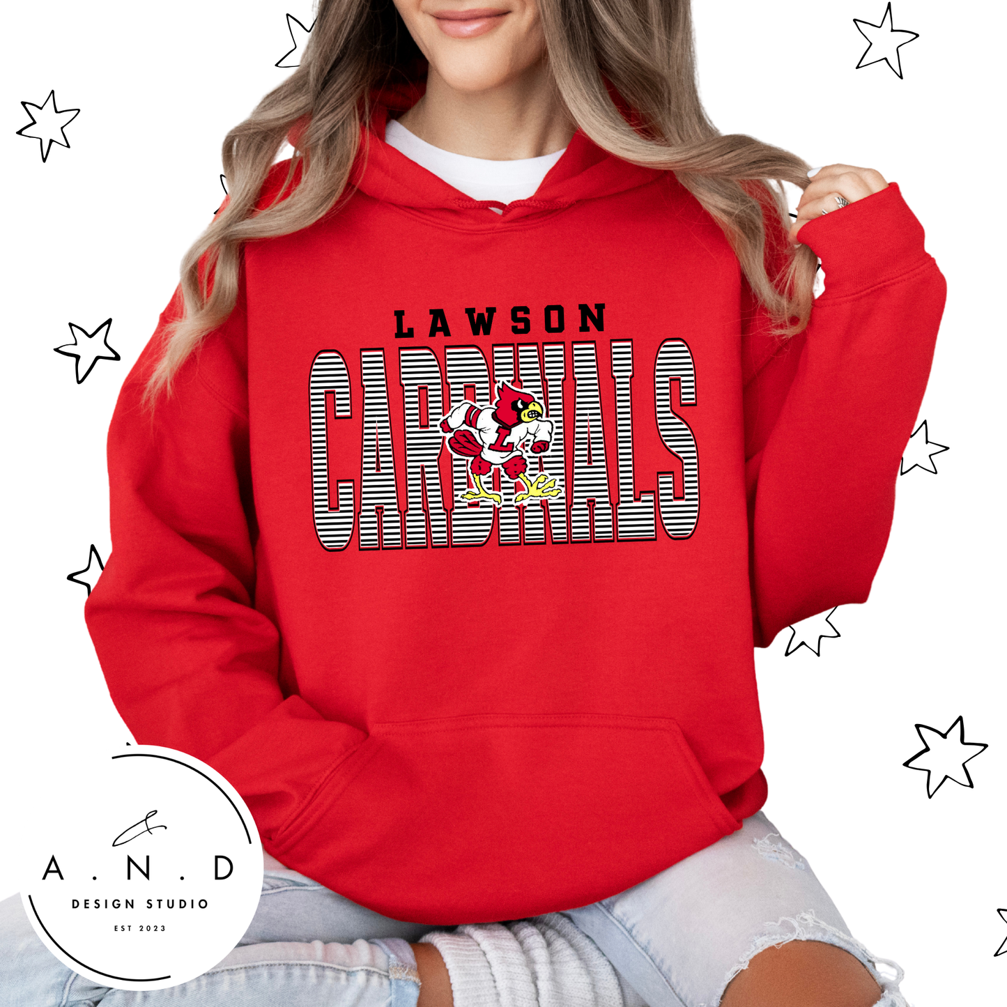 Lawson Cardinals Stripe