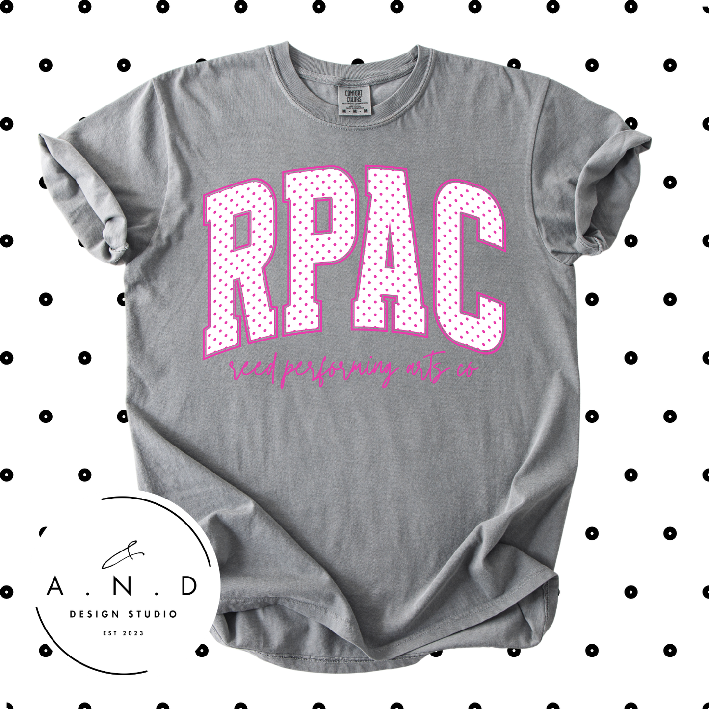 RPAC polka dots (pink)