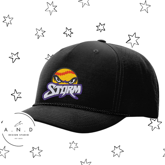 Storm Softball Embroidery Performance Rope Hat