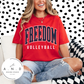 Freedom Volleyball Stacked