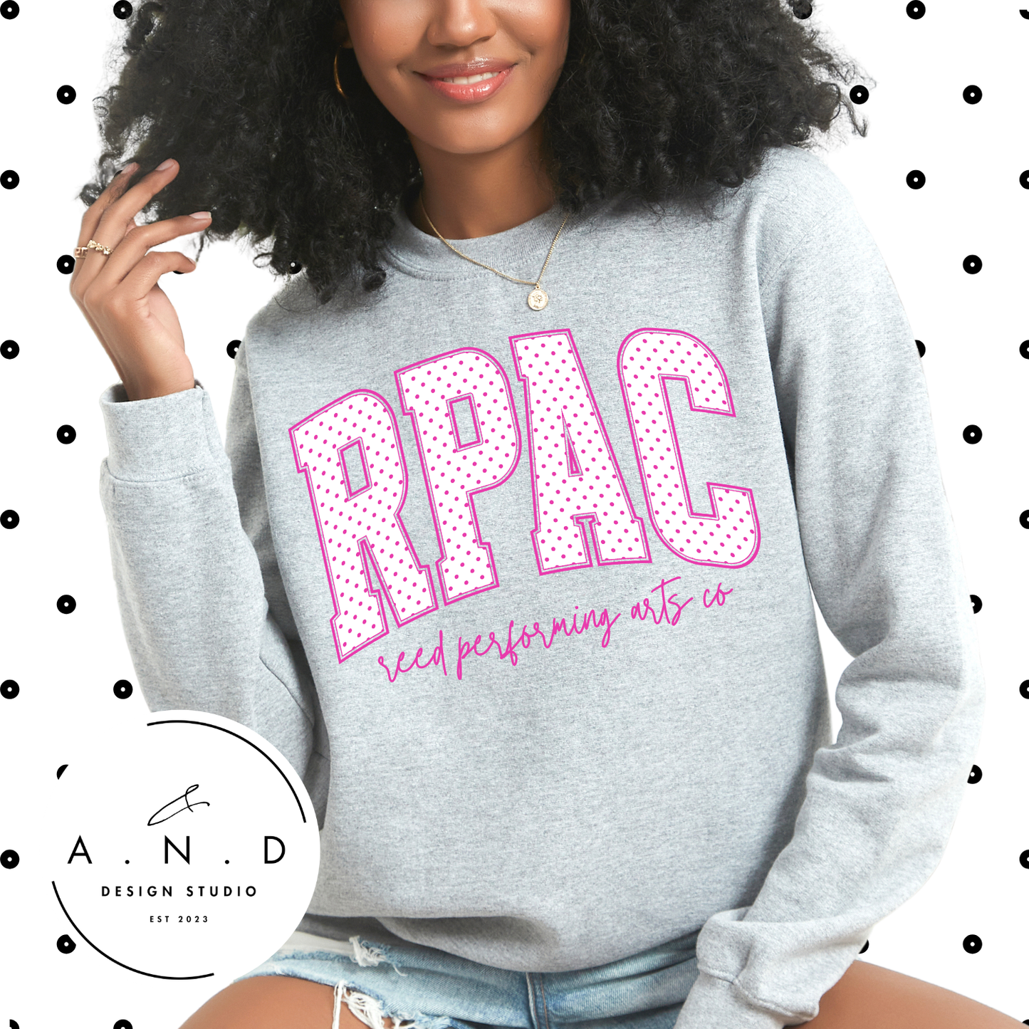 RPAC polka dots (pink)