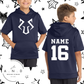 Spy- Fleece Short Sleeve Hooded Pullover (name & number)