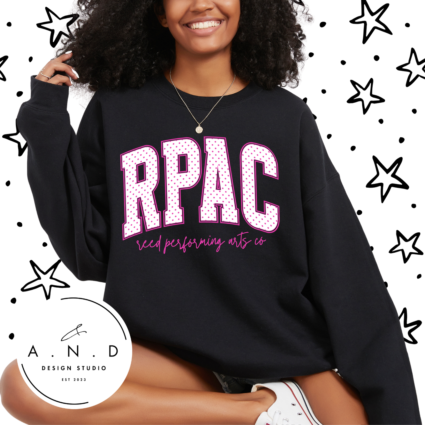 RPAC polka dots (pink)