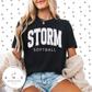 STORM Softball polka dots