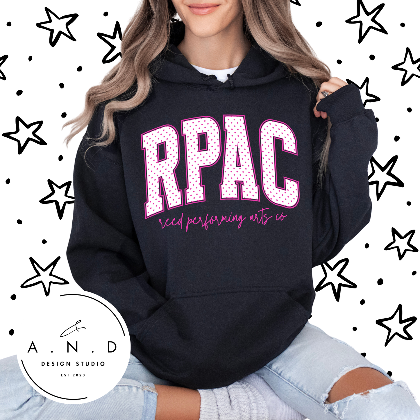 RPAC polka dots (pink)