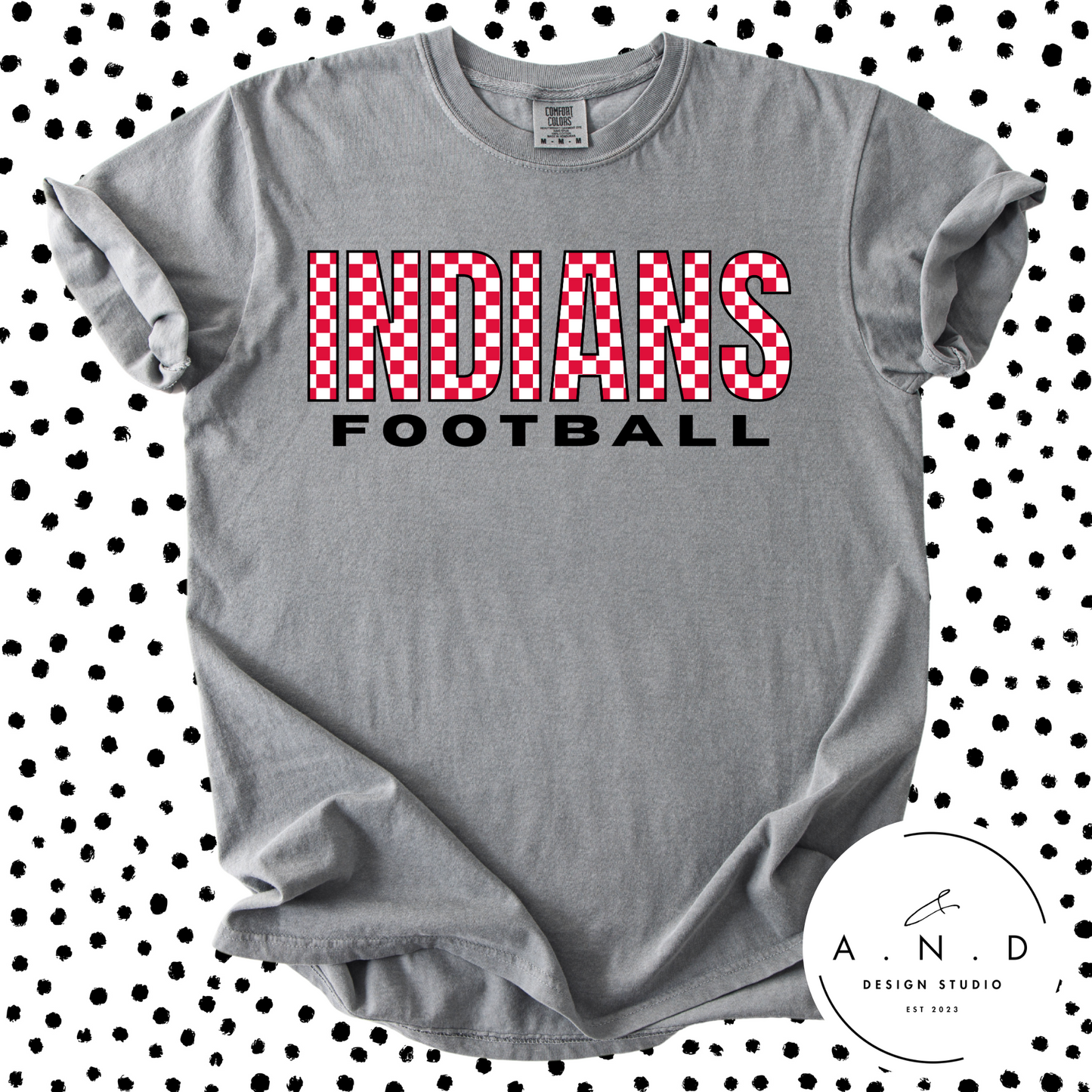 Indians Football Checkered