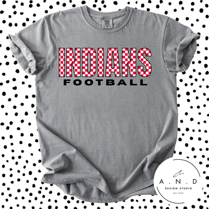 Indians Football Checkered
