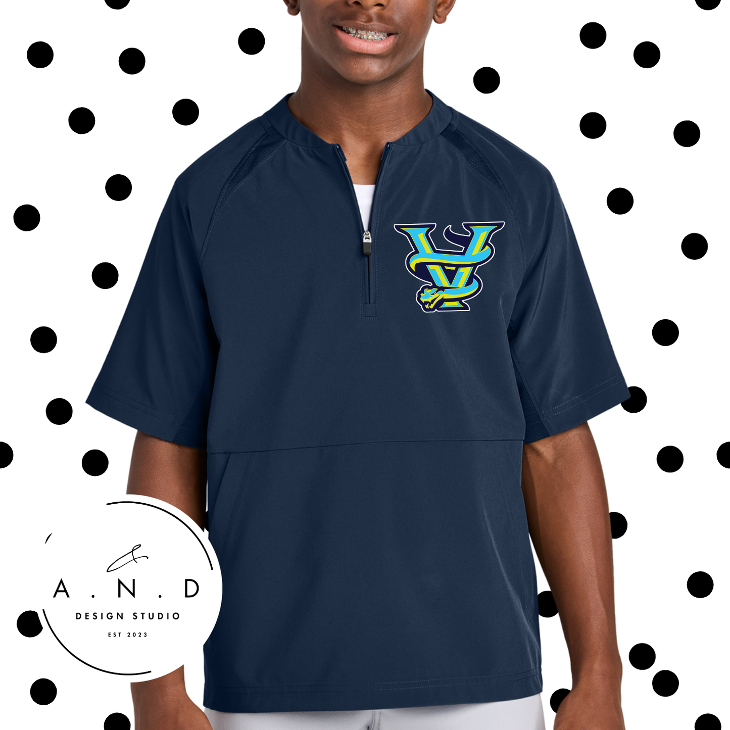 KC Venom- 1/2 Zip Short Sleeve Jacket