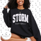 STORM Softball polka dots