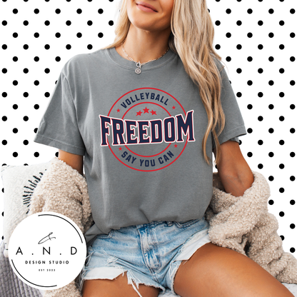 Freedom Volleyball Circle- say you can
