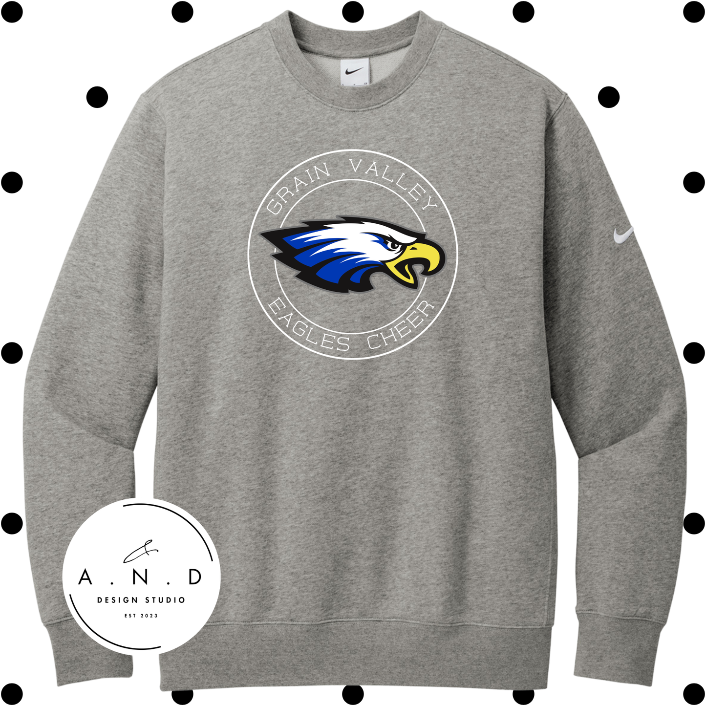 Grain Valley Eagles Cheer Circle- Nike