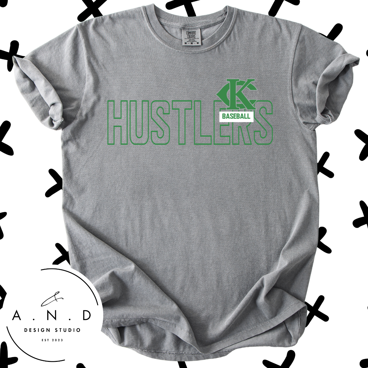 Hustlers Baseball Outline