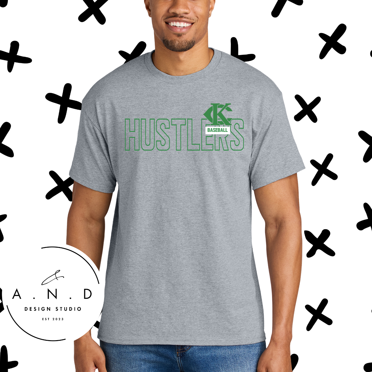 Hustlers Baseball Outline