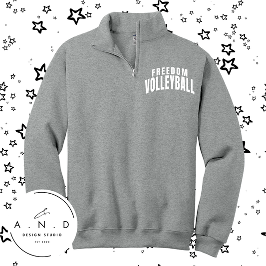 Freedom Volleyball- Fleece Quarter Zip