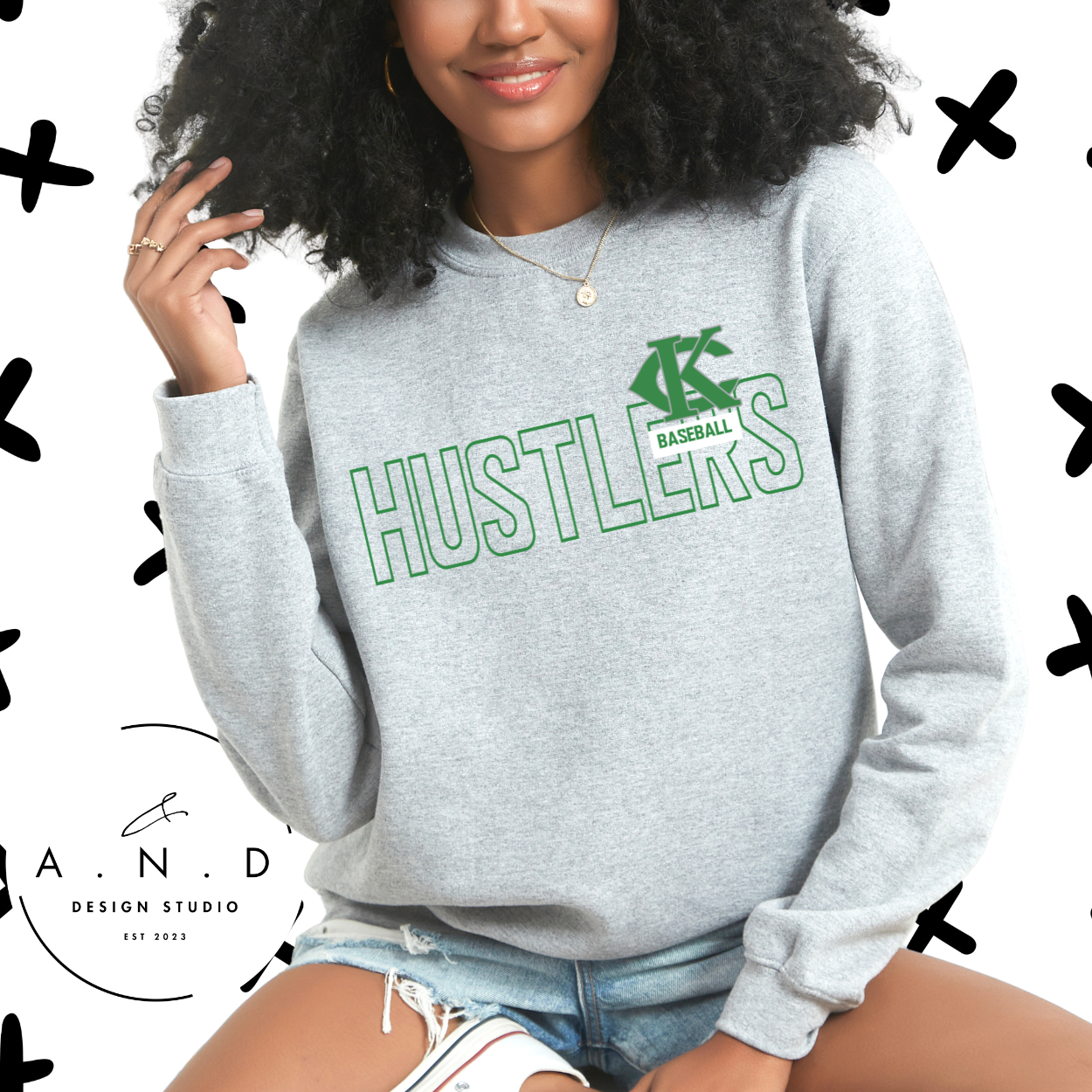 Hustlers Baseball Outline
