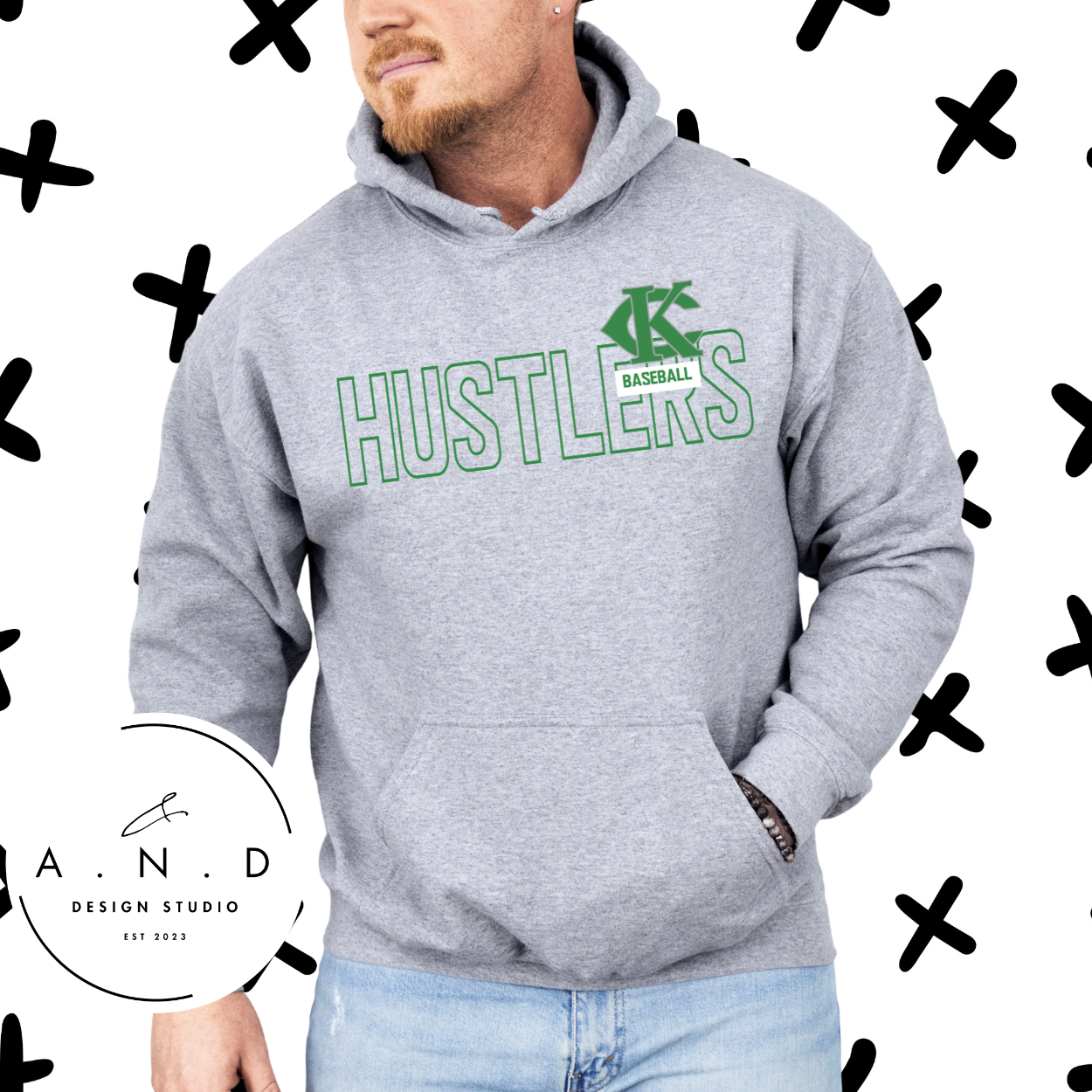 Hustlers Baseball Outline