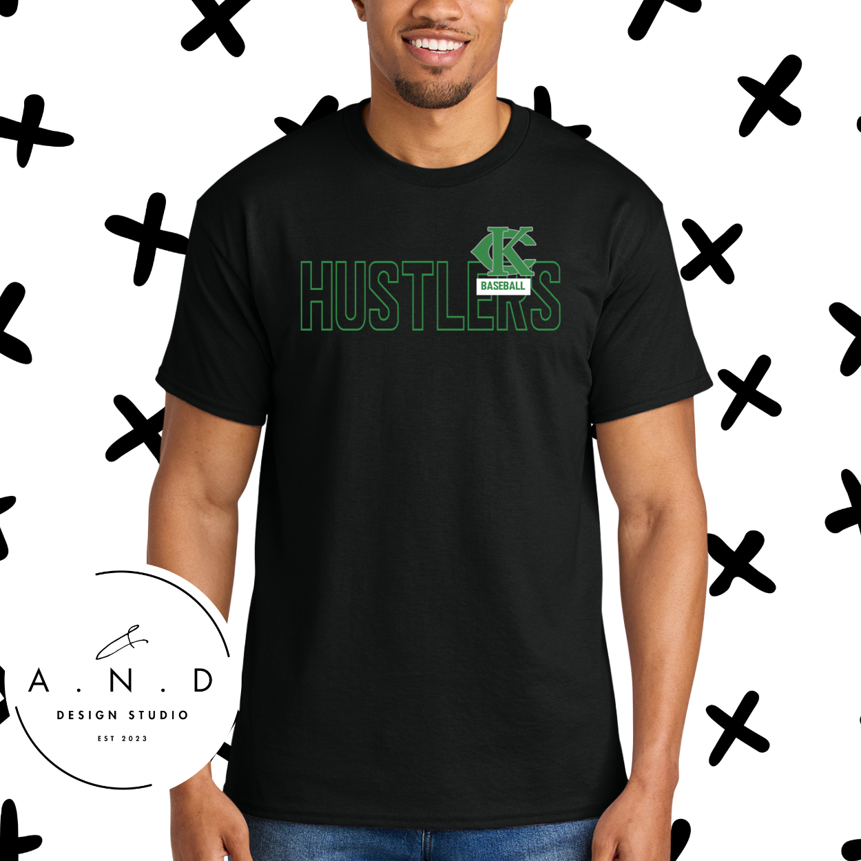 Hustlers Baseball Outline