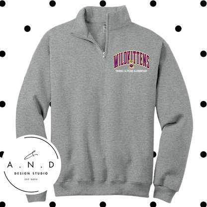 TUE Wildkittens- Fleece Quarter Zip