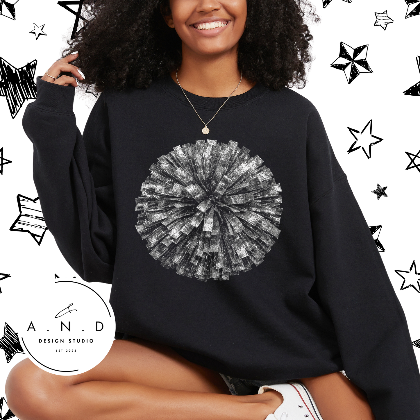 Distressed Pom Pom