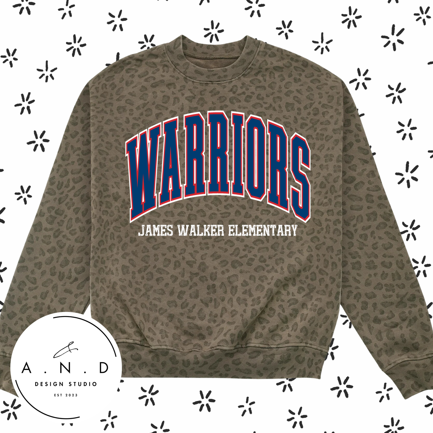 Warriors Vintage Leopard