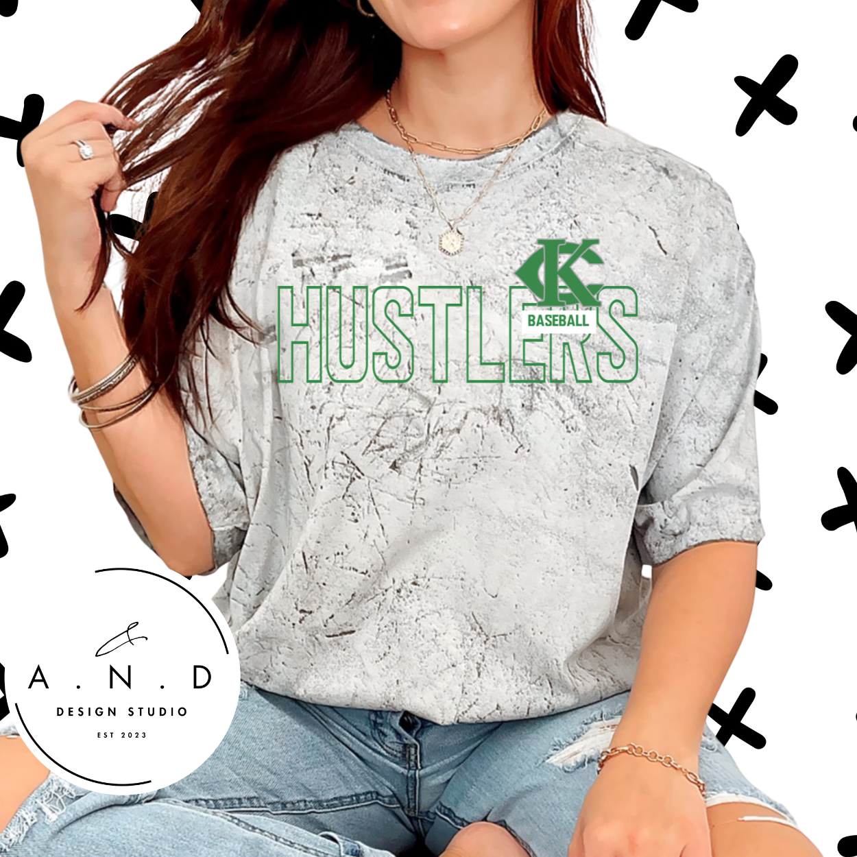 Hustlers Baseball Outline