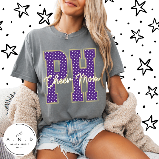 PH Polka Dots- Cheer Mom