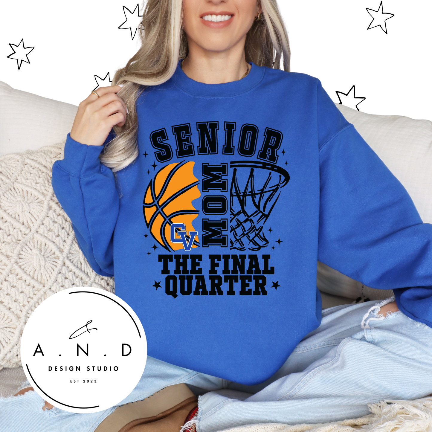 Senior Mom Final Quarter Eagles Basketball