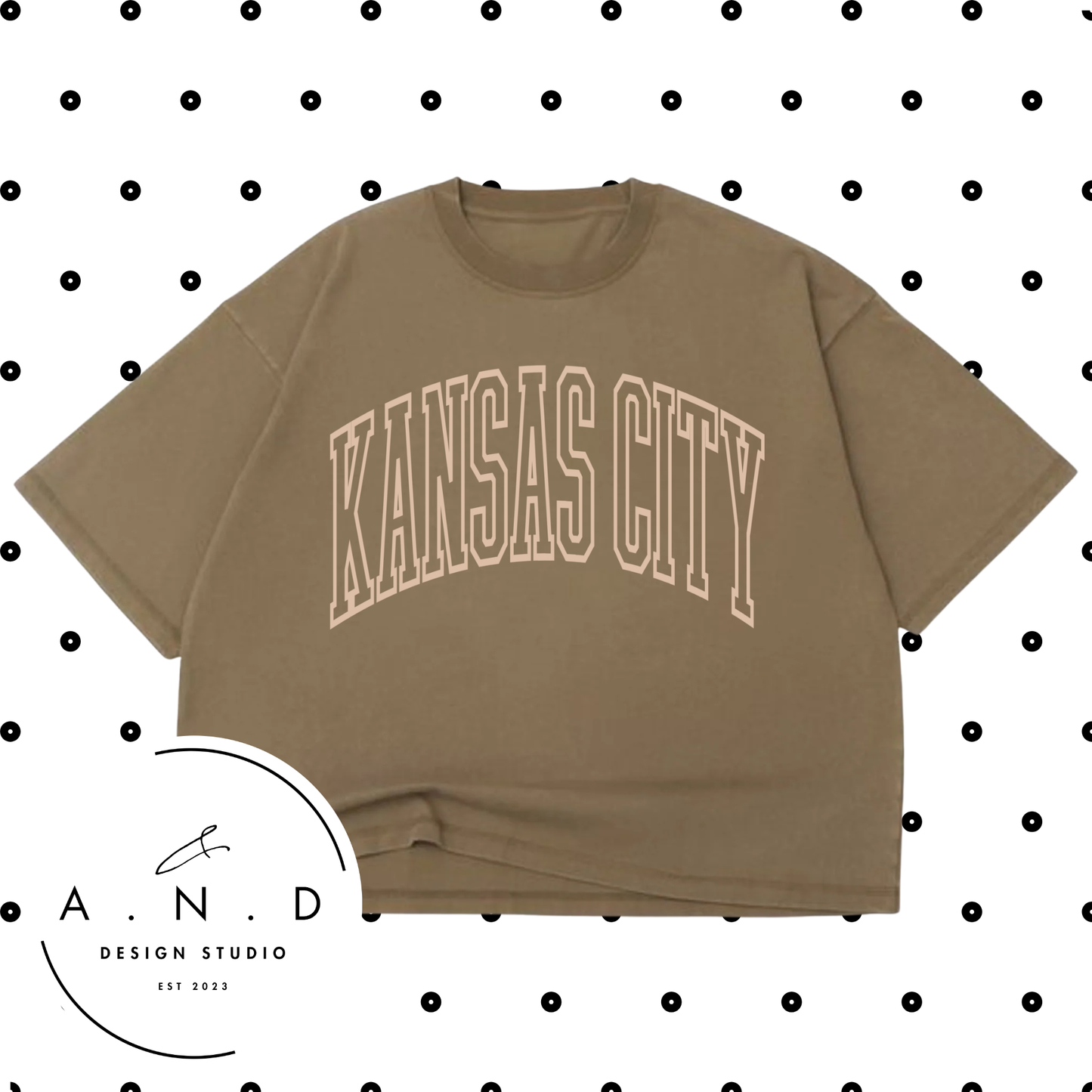Kansas City Oversized Boxy Crop