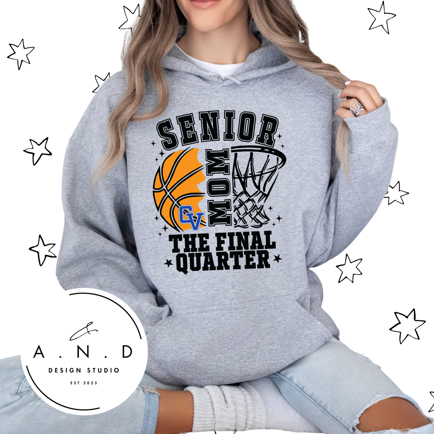 Senior Mom Final Quarter Eagles Basketball