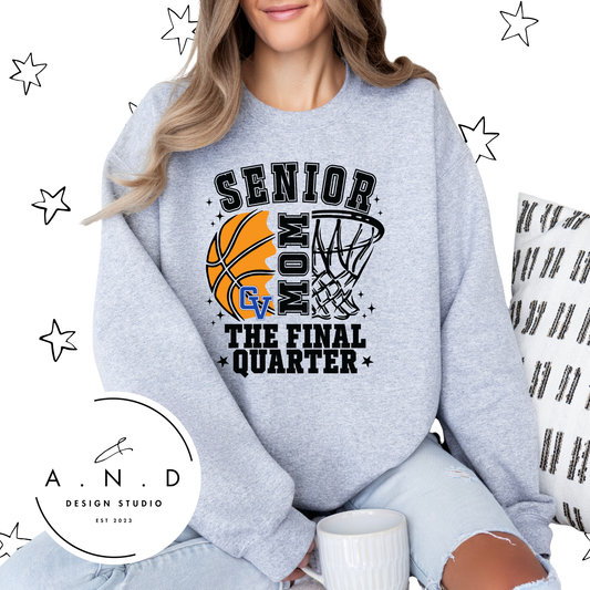 Senior Mom Final Quarter Eagles Basketball
