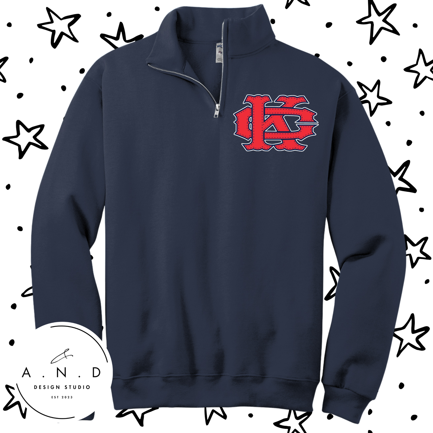 KC Express- Fleece Quarter Zip