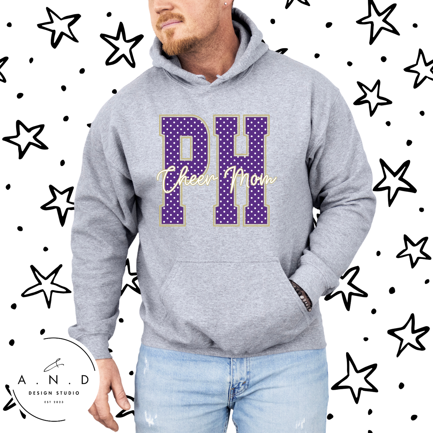PH Polka Dots- Cheer Mom