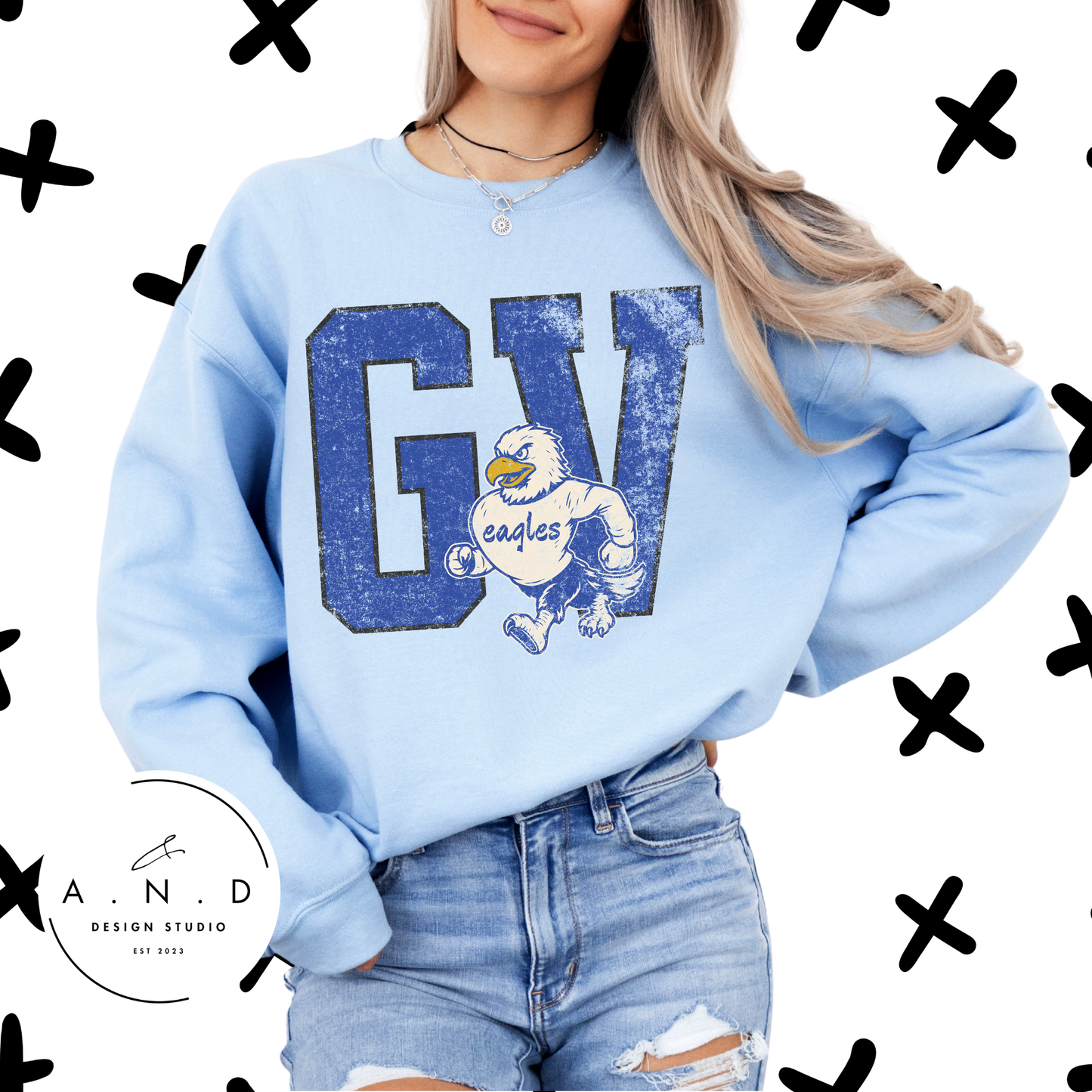 GV Distressed Eagle
