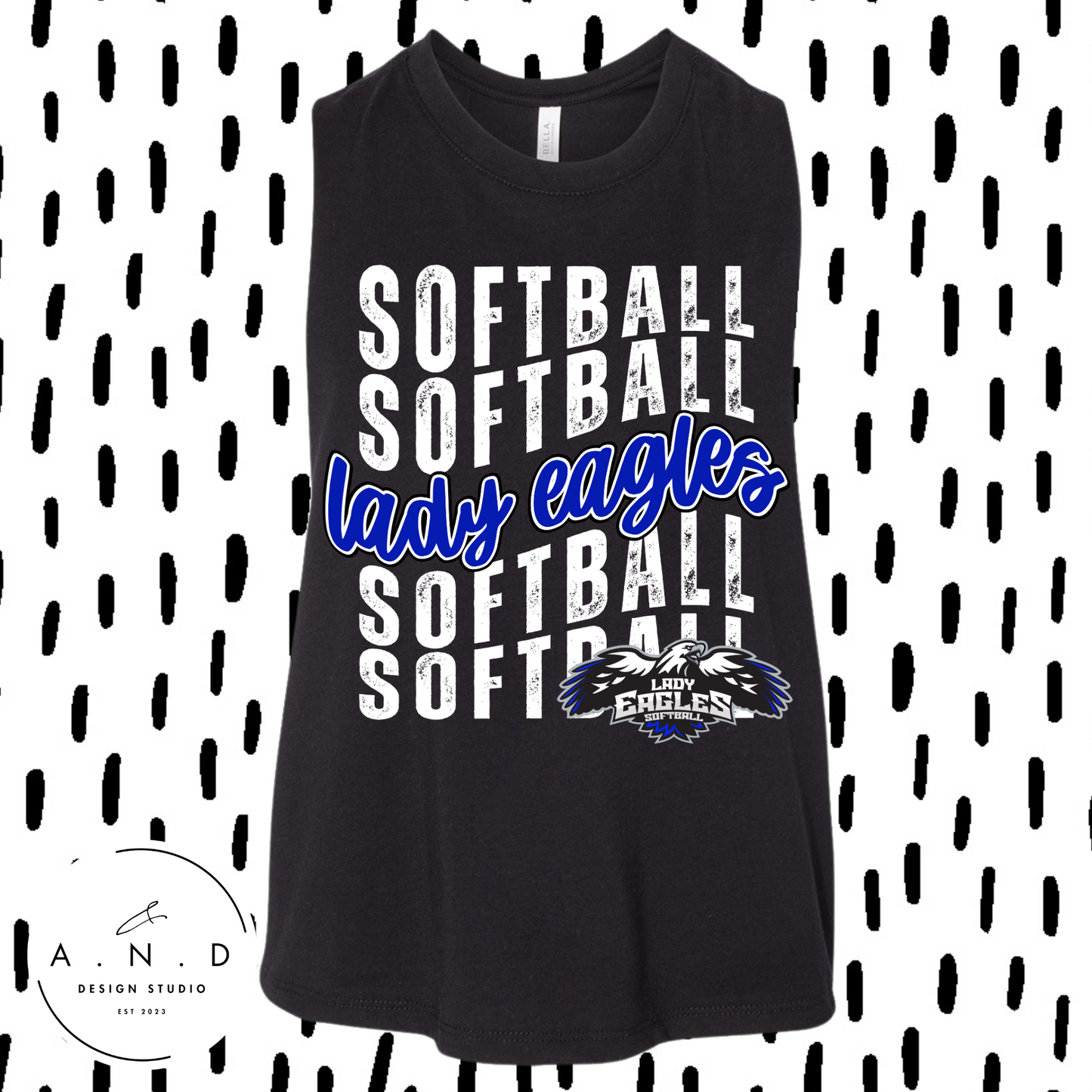 Lady Eagles Wavy- Tees & Tanks