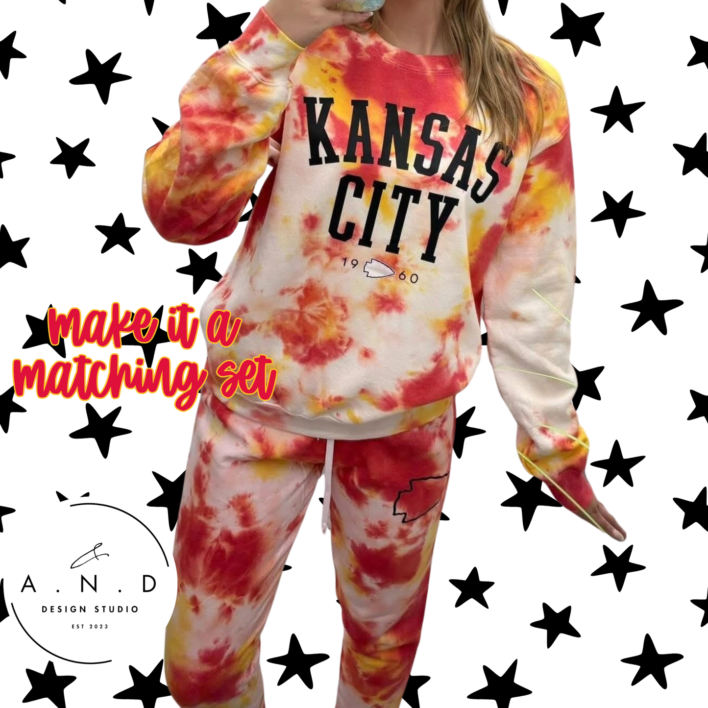 KC Tie-Dye - Chiefs Sweatpants