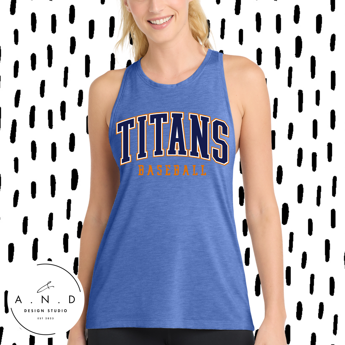 Titans Baseball Tank Tops