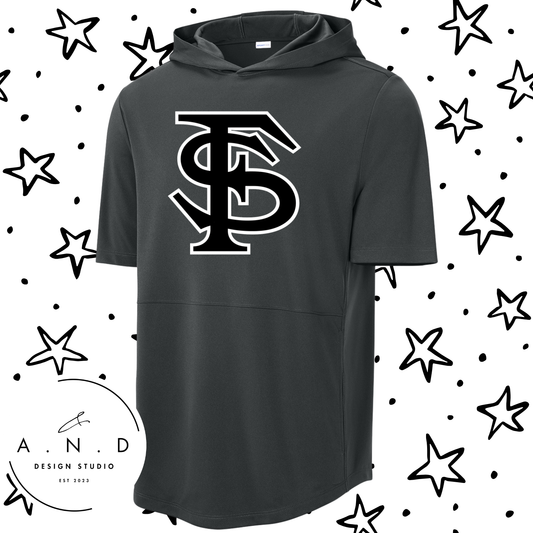 Fighting Squirrels Club Short Sleeve Hoodie