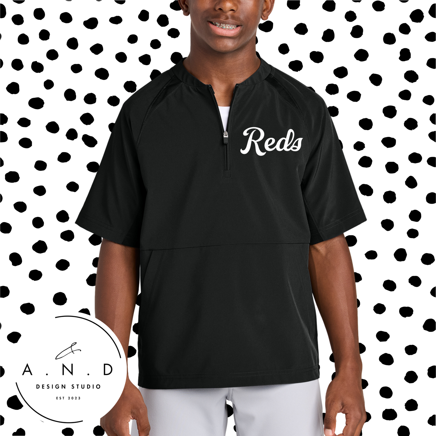 BPC- 1/2 Zip Short Sleeve Jacket