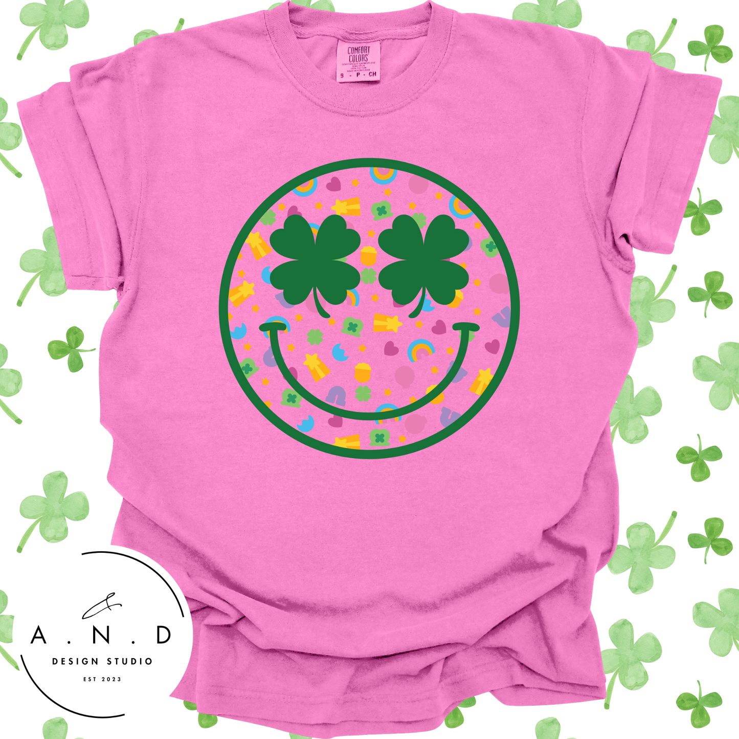 Shamrock Smiley Face