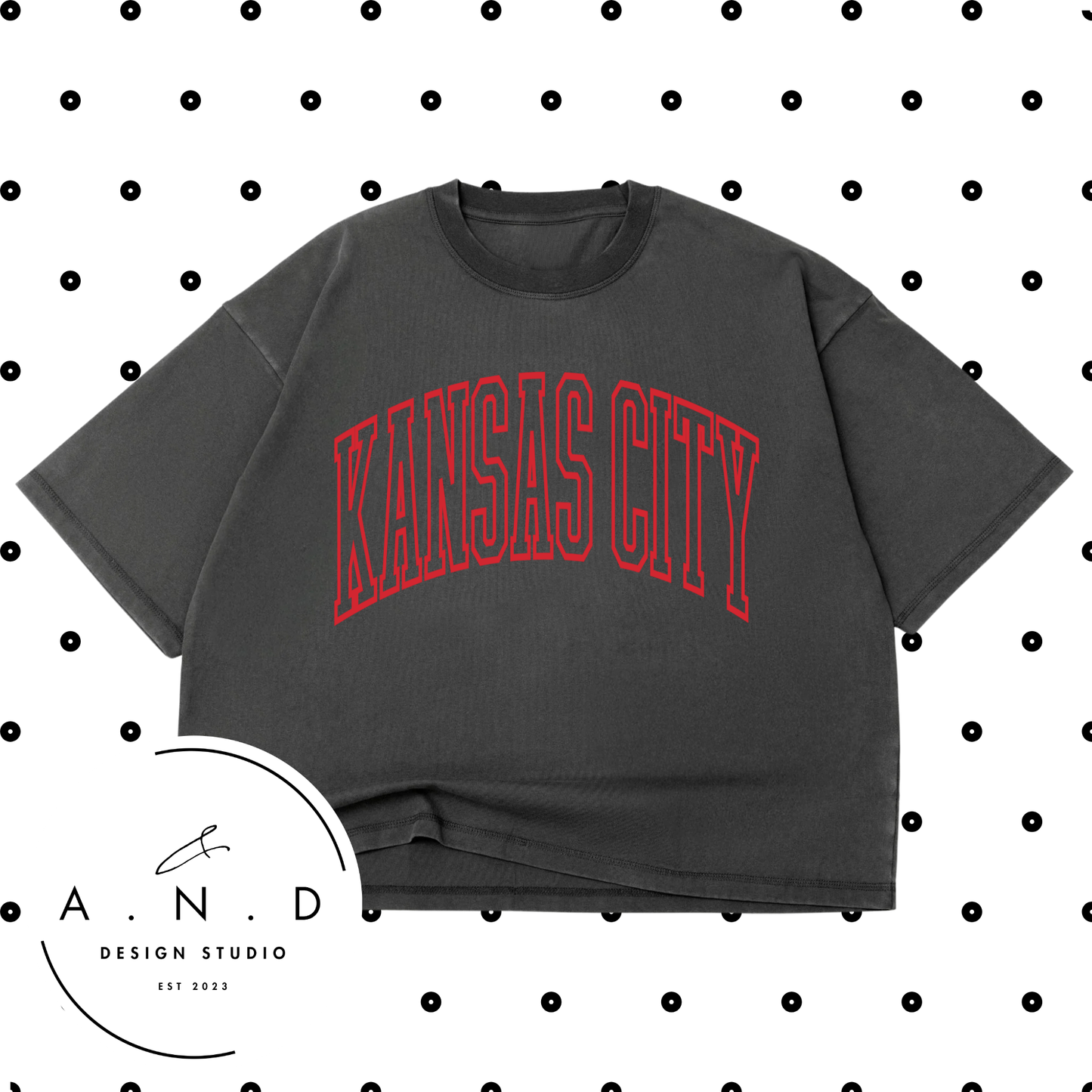 Kansas City Oversized Boxy Crop