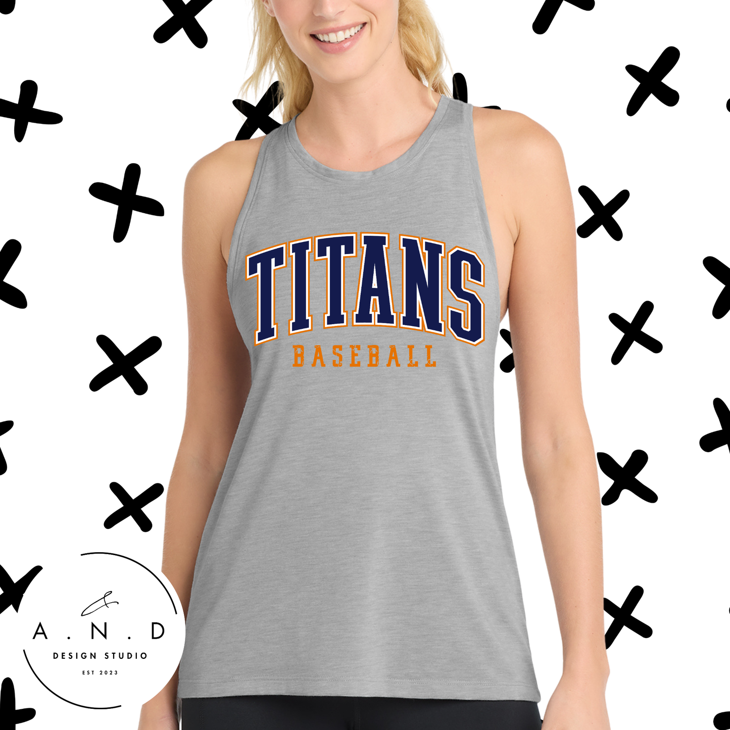 Titans Baseball Tank Tops