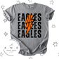 Eagles Basketball Lightening Bolt