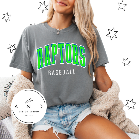 Raptors Baseball- Stacked