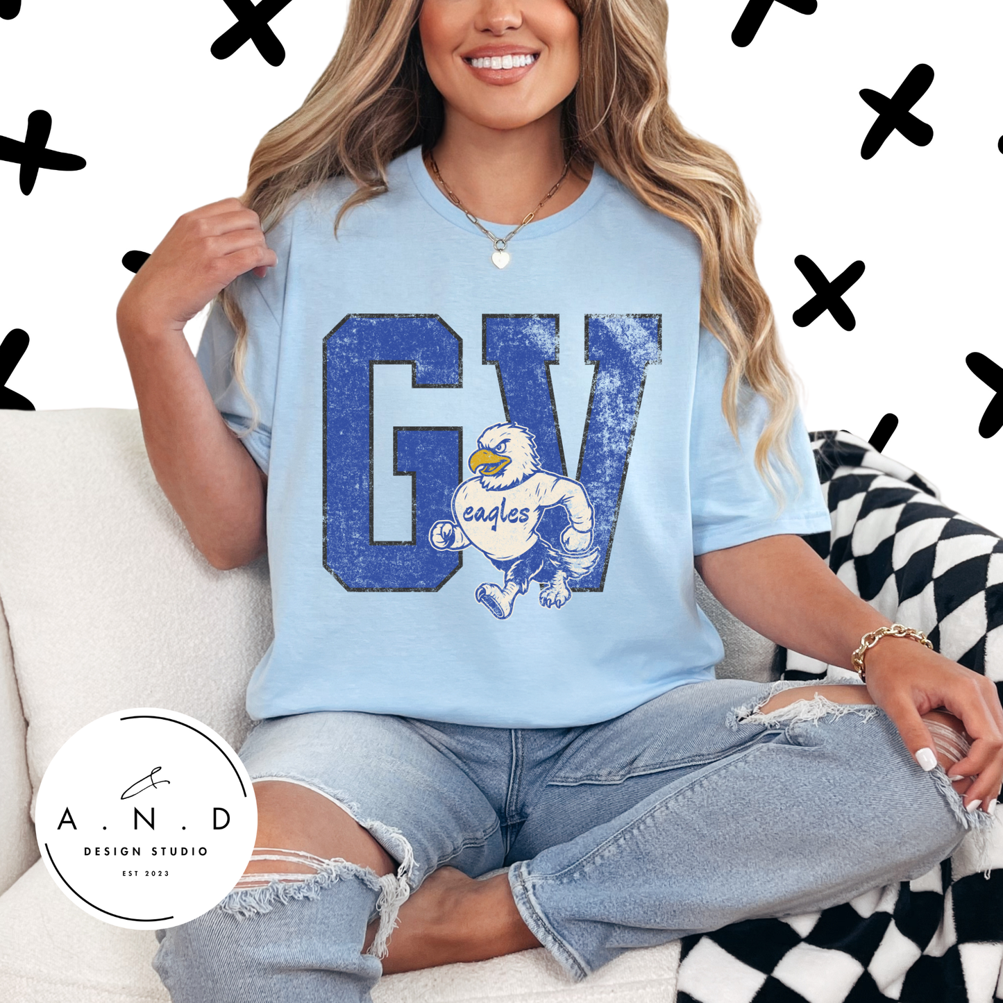 GV Distressed Eagle