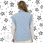 Washed Denim Quilted Vest