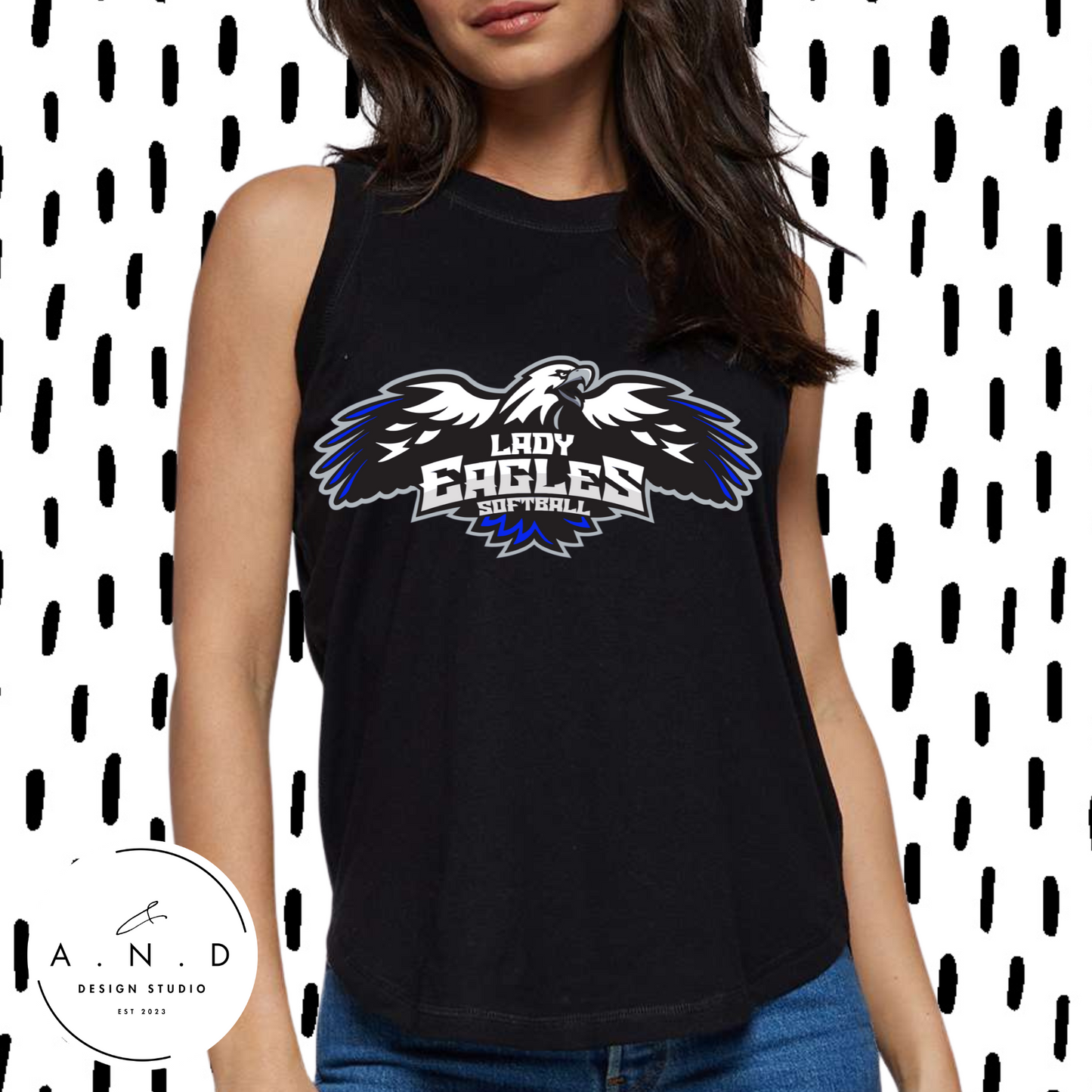 Lady Eagles Logo- Tees & Tanks